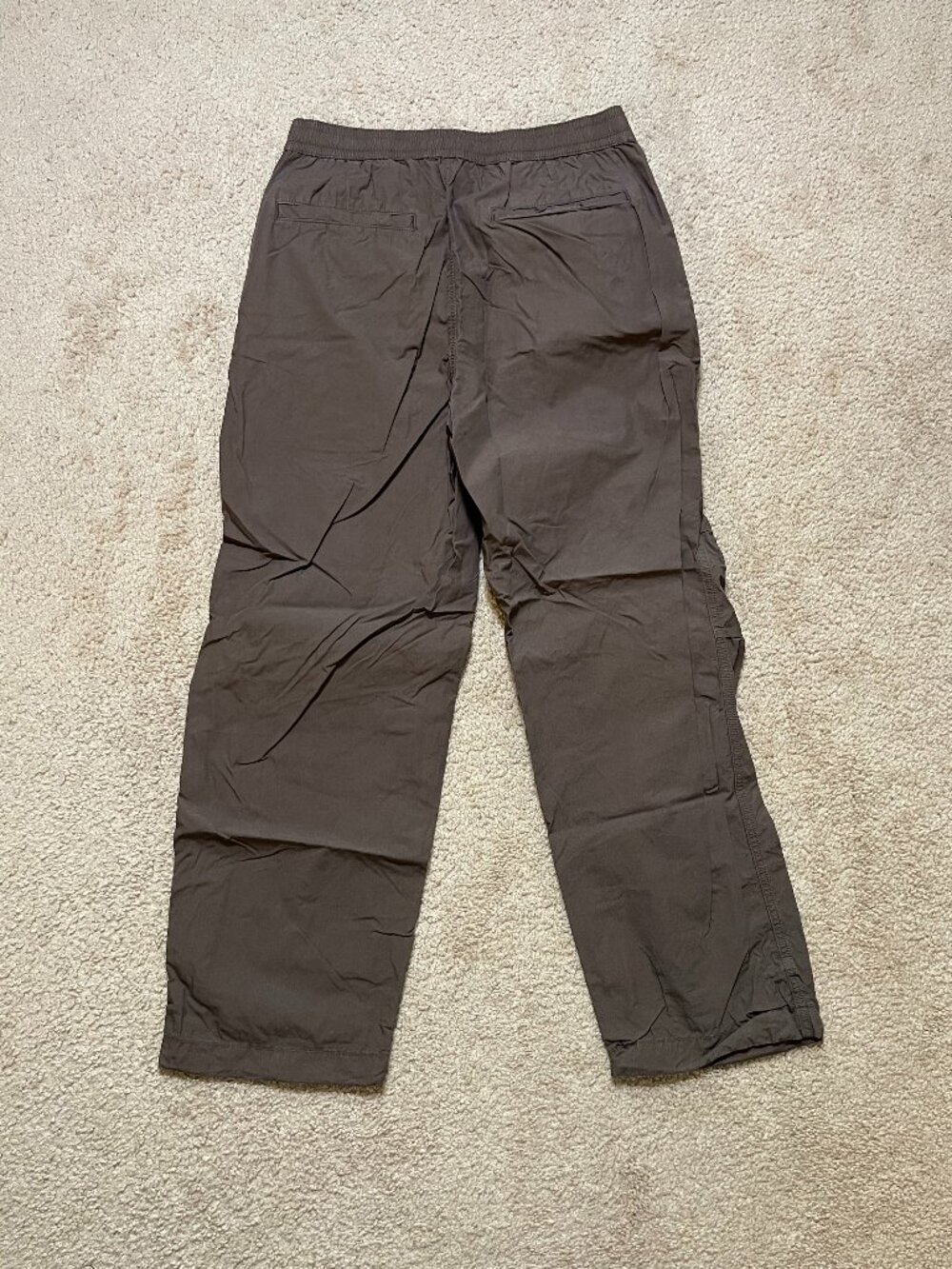 Uniqlo Brown Parachute Pants